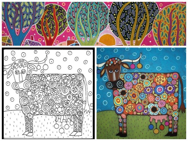 Раскраски Карла Жерар