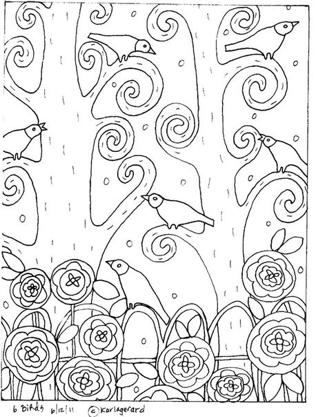 розмальовки Карли Жерар 4