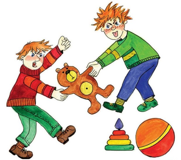 дитина повертає іграшку